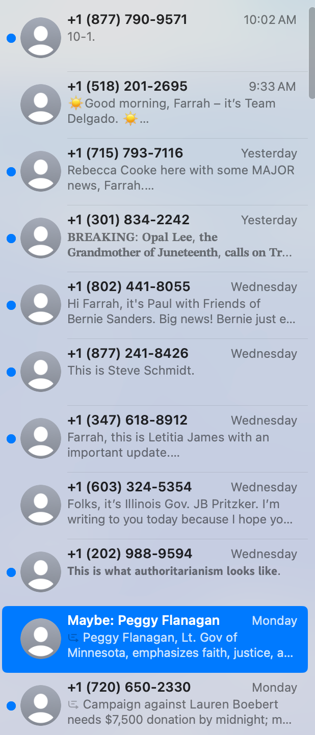 You are not a Democrat.